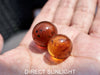 Blue Green Amber Beads bundle set of Qty. 2 Dominican Amber SET #2