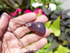 Blue Amber Dominican raw cabochon gemstone with natural vibrant hues