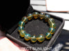 Blue Amber Dominican Beads Bracelet AAA