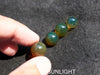 Blue Green Amber Beads bundle set of Qty. 4 Dominican Amber SET #4