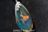 Dominican Blue Amber Pendant with Bail in 925 Sterling Silver – Genuine Amber Gemstone Jewelry