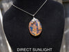 Genuine Dominican Blue Amber Jewelry with Bail in 925 Sterling Silver