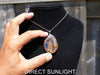 Genuine Dominican Blue Amber Jewelry with Bail in 925 Sterling Silver