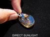 Dominican Blue Amber Pendant Handcrafted with care in 925 sterling silver