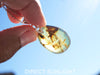 Dominican Blue Amber Pendant Handcrafted with care in 925 sterling silver