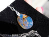 Dominican Blue Amber Pendant Handcrafted with care in 925 sterling silver