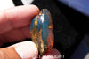 Blue Amber Dominican cabochon hand polished