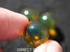 Blue Green Amber Beads bundle set of Qty. 3 Dominican Amber SET #3