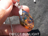 Blue Amber Dominican Pendant Jewelry