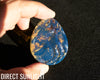 blue amber pendant