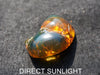 Authentic Blue Amber Dominican Cabochon Polished