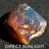 Dominican raw blue amber gemstone