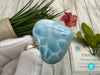 Larimar gemstone Heart Pendant, 925 Sterling Silver
