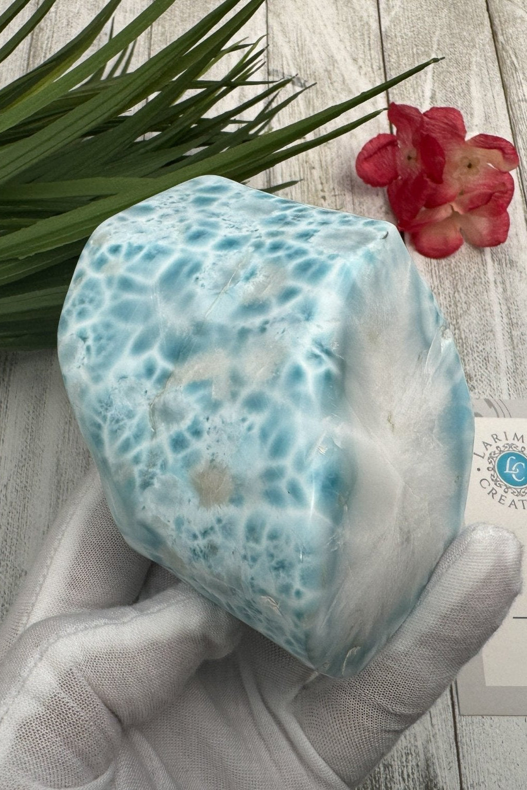 AAA Larimar cabochon XL - Larimar Creations