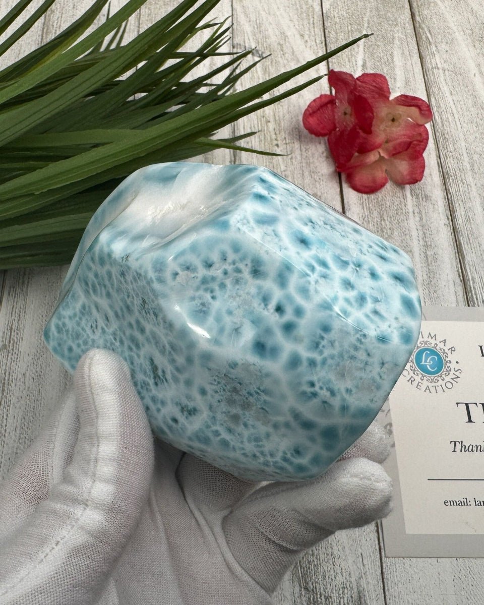 AAA Larimar cabochon XL - Larimar Creations