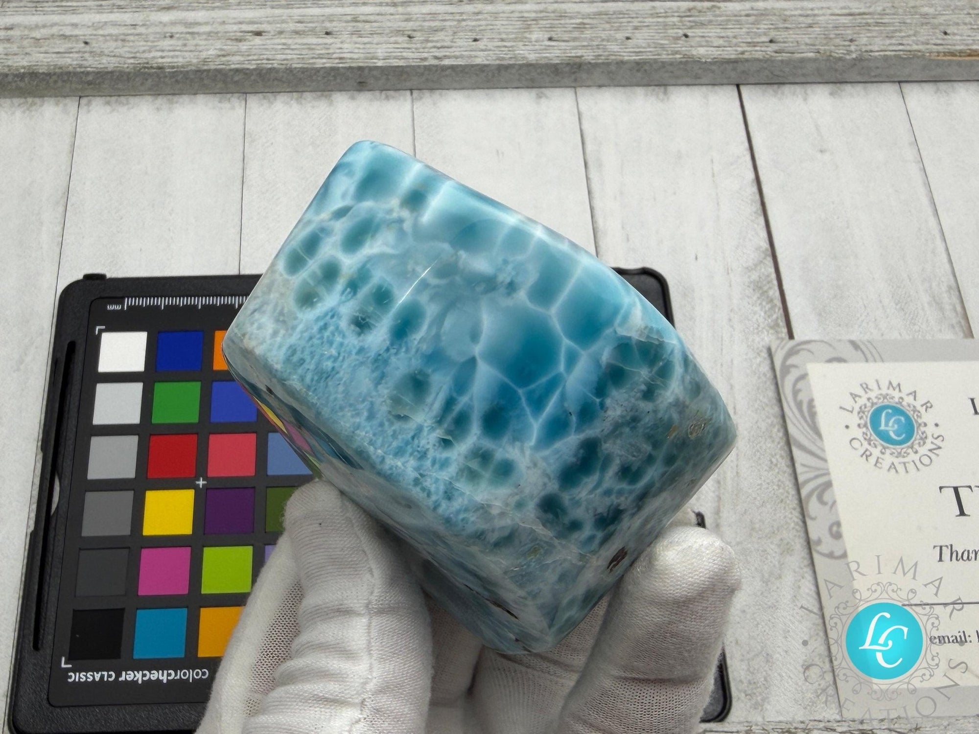 AAA Larimar Freeform Cabochon | Natural Dominican Stone - Larimar Creations