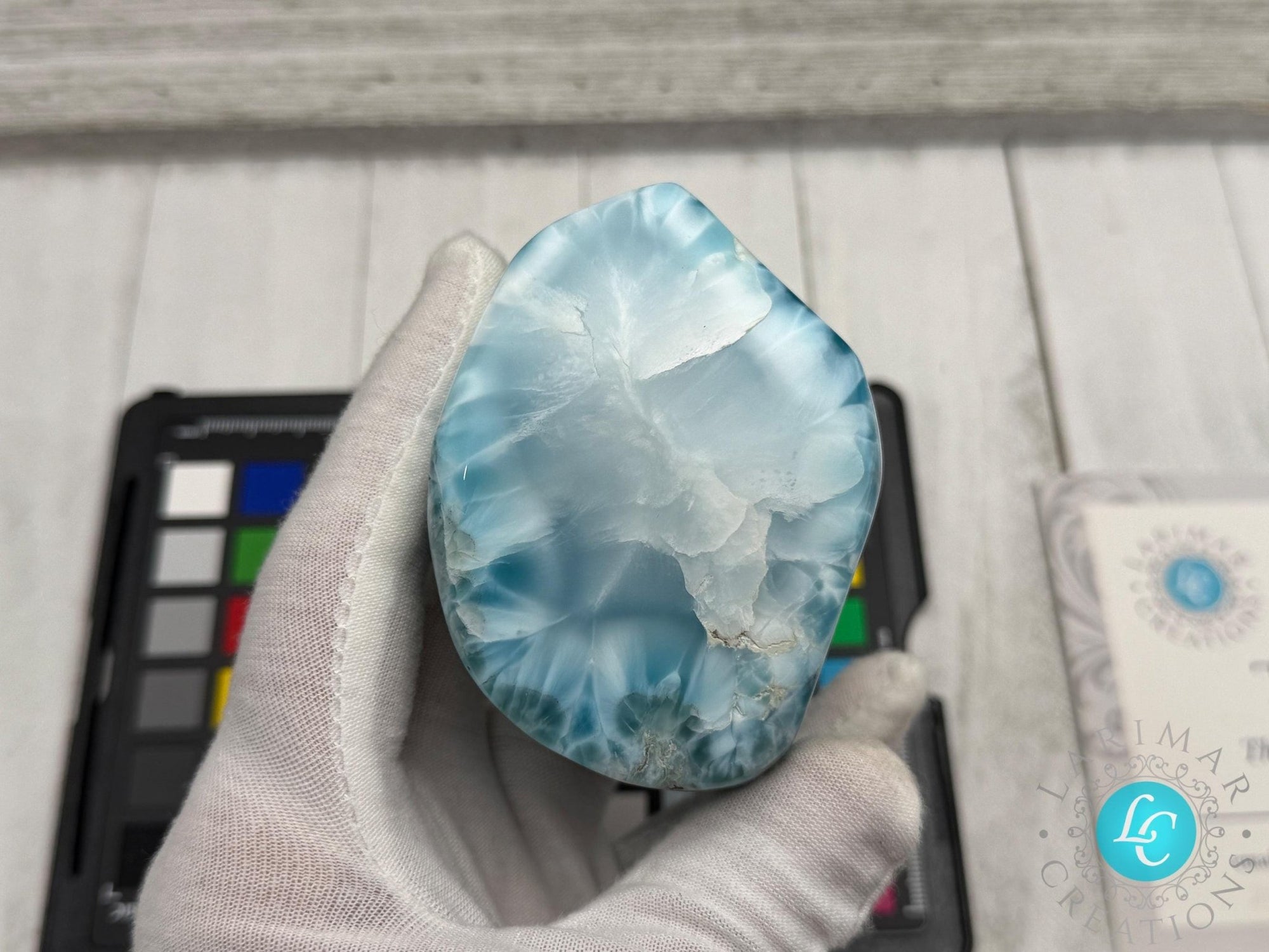AAA Larimar Freeform Cabochon | Natural Dominican Stone - Larimar Creations