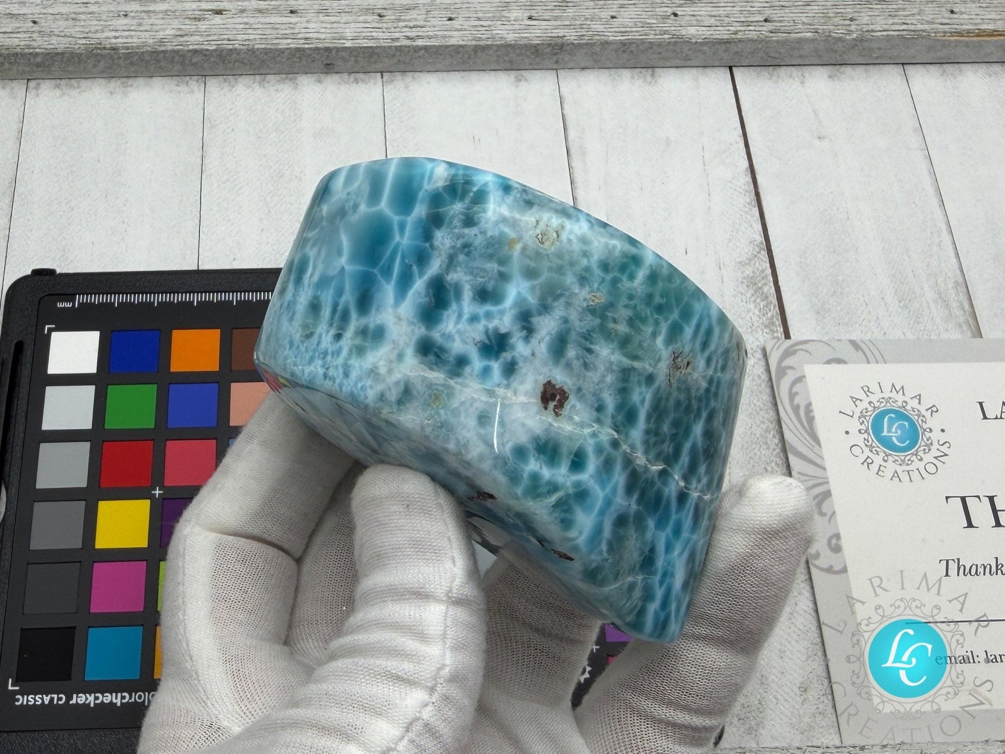AAA Larimar Freeform Cabochon | Natural Dominican Stone - Larimar Creations