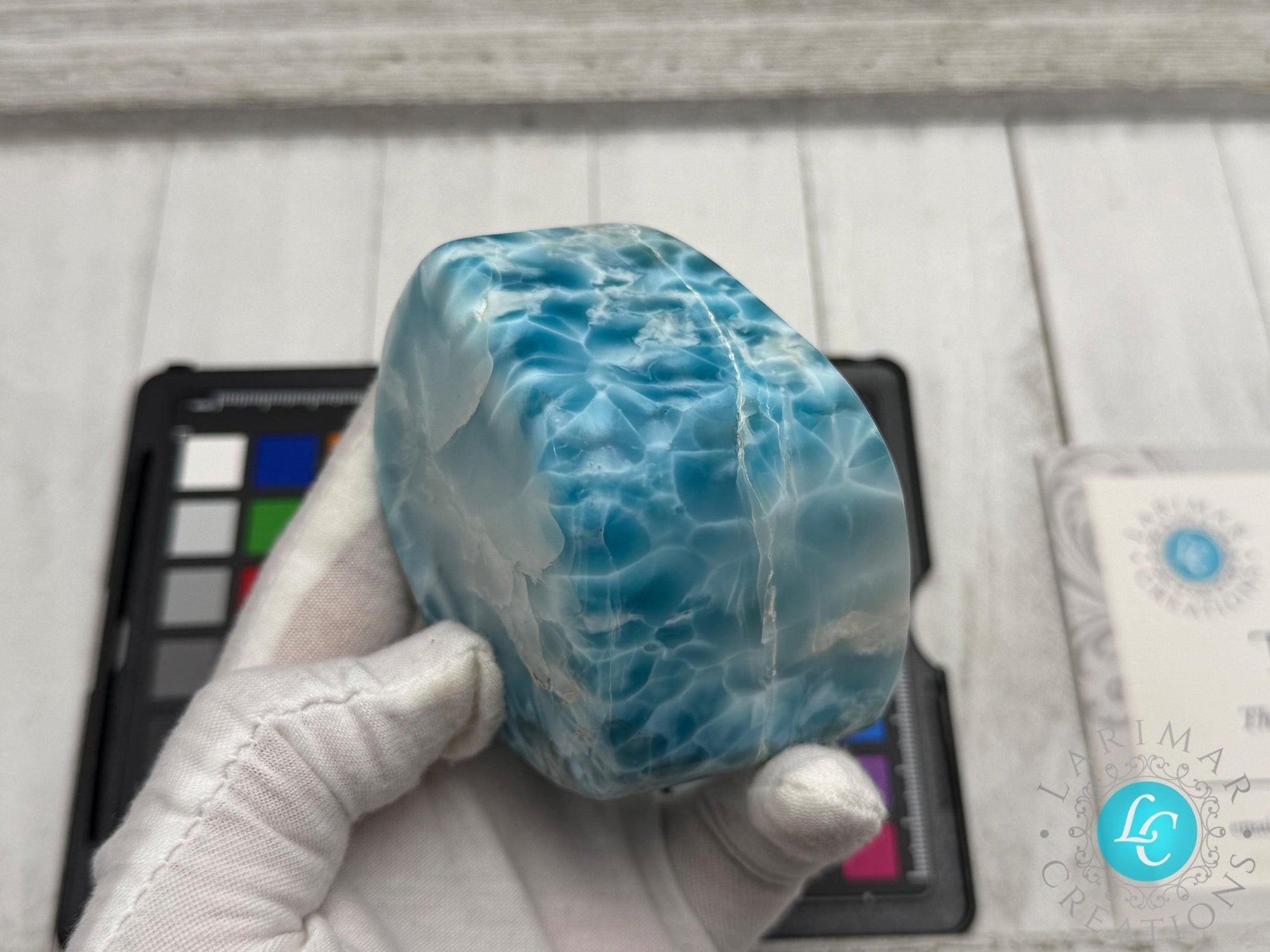 AAA Larimar Freeform Cabochon | Natural Dominican Stone - Larimar Creations