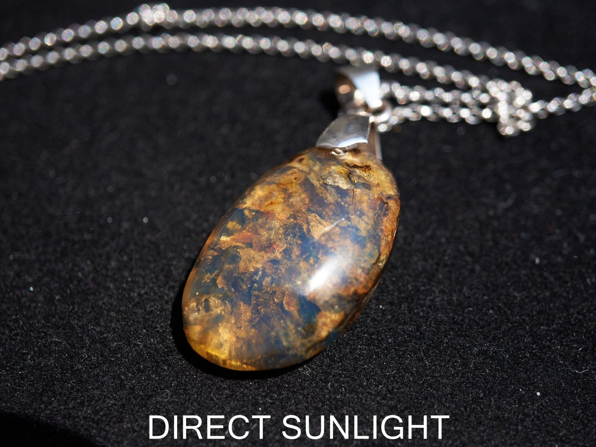 blue amber pendant, blue amber jewelry teardrop shape pendant, blue amber, blue amber pendant Christmas&#39;s day gift