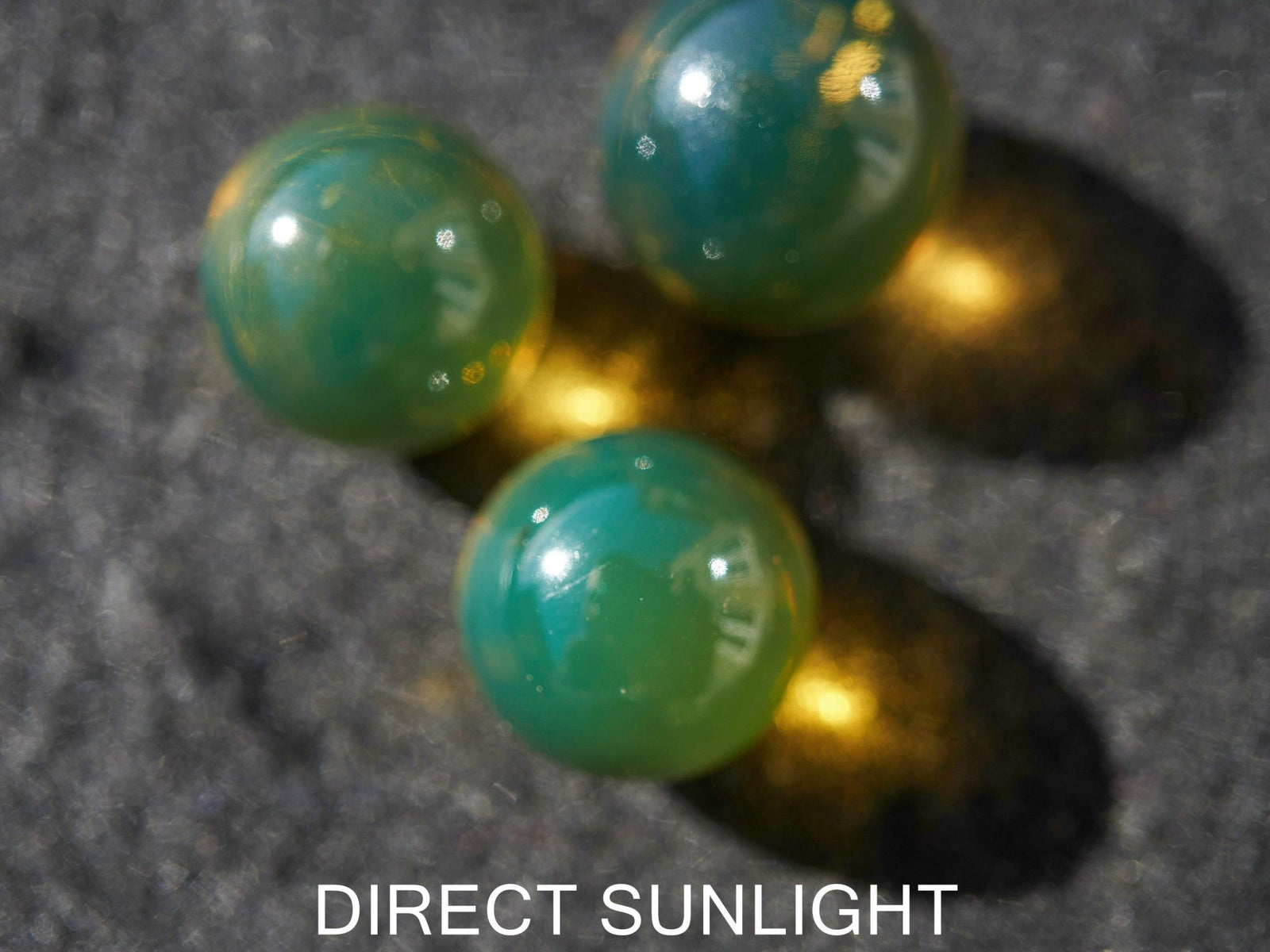 Blue Green Amber Beads bundle set of Qty. 3 Dominican Amber SET #3 - Larimar Creations