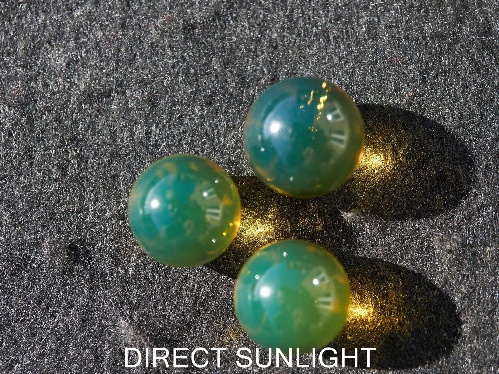 Blue Green Amber Beads bundle set of Qty. 3 Dominican Amber SET #3 - Larimar Creations