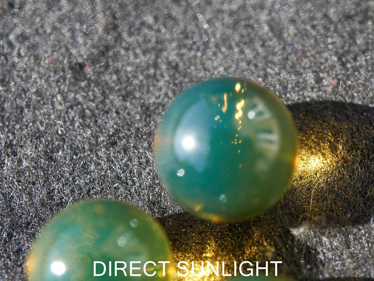 Blue Green Amber Beads bundle set of Qty. 3 Dominican Amber SET #3 - Larimar Creations