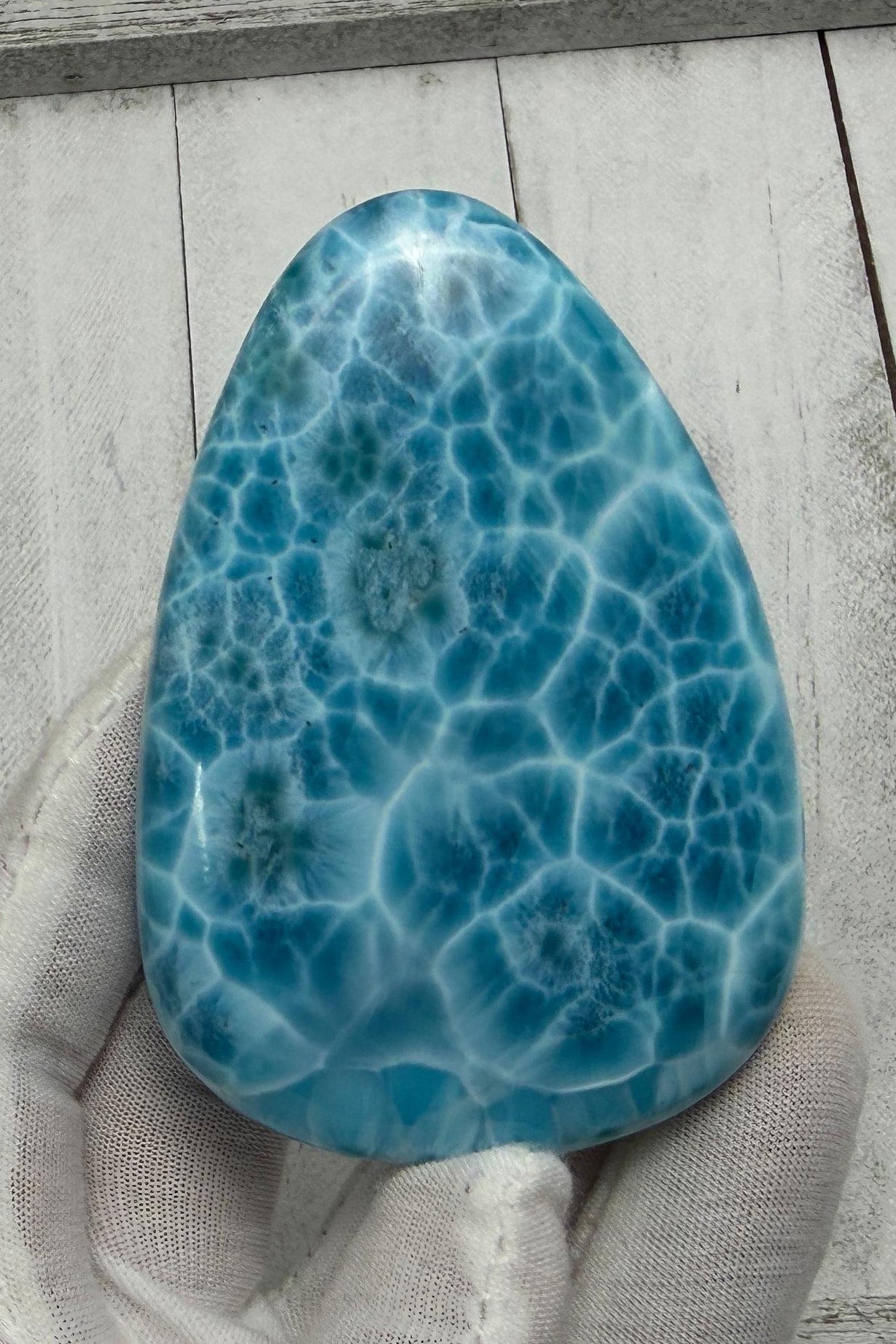 Collector - Grade Larimar Specimen | Ultra High Quality Dominican Stone - Larimar Creations