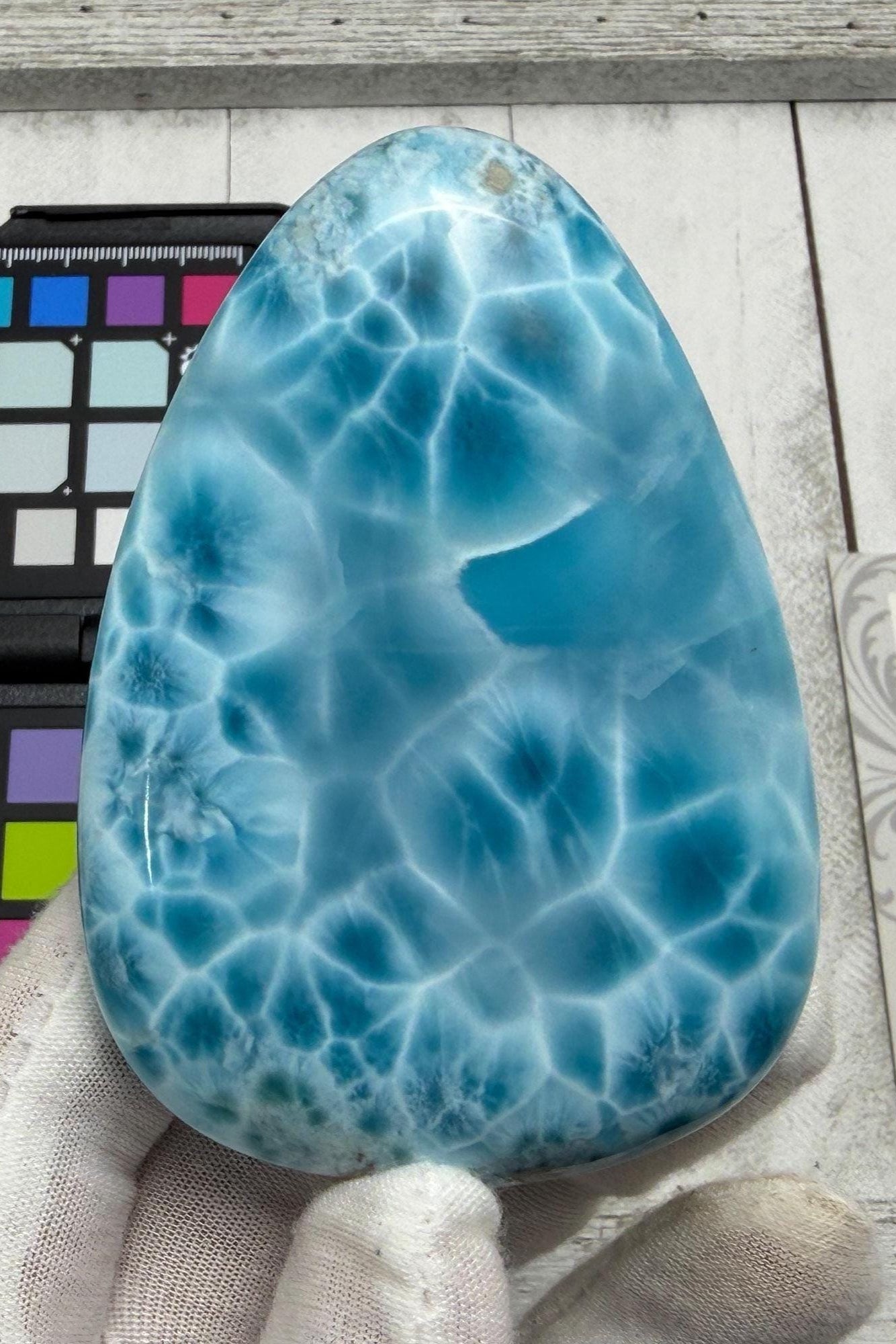 Collector - Grade Larimar Specimen | Ultra High Quality Dominican Stone - Larimar Creations