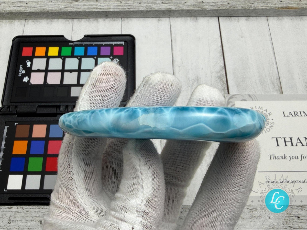 Collector - Grade Larimar Specimen | Ultra High Quality Dominican Stone - Larimar Creations