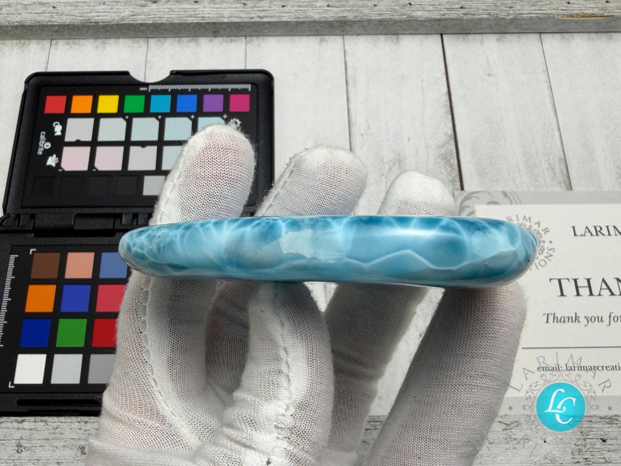 Collector - Grade Larimar Specimen | Ultra High Quality Dominican Stone - Larimar Creations