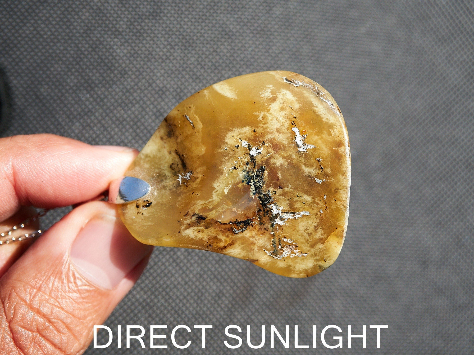 Dominican Amber Pendant: Natural Gemstone, Sterling Silver - Larimar Creations