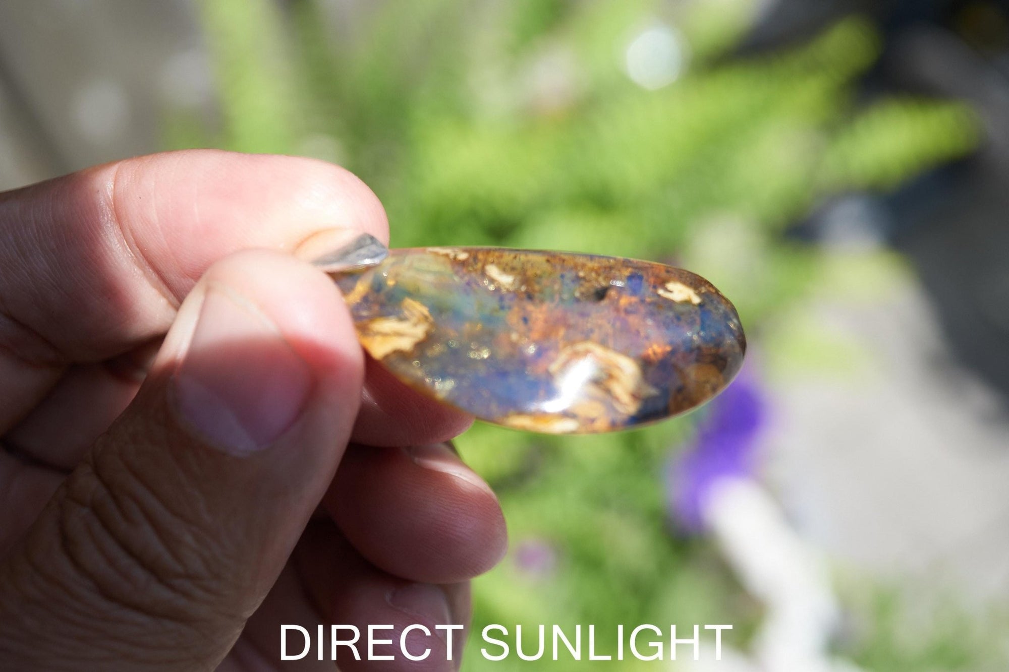 Dominican Blue Amber Sterling Silver Pendant Necklace: 39 Carat Gemstone - Larimar Creations