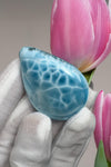 Larimar Cabochon Gemstone, super blue large Larimar, Natural Larimar Dominican, Hi Quality 155 carat cabochon, Collector&#39;s specimen Larimar