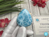 Larimar Cabochon Gemstone, super blue large Larimar, Natural Larimar Dominican, Hi Quality 155 carat cabochon, Collector&#39;s specimen Larimar