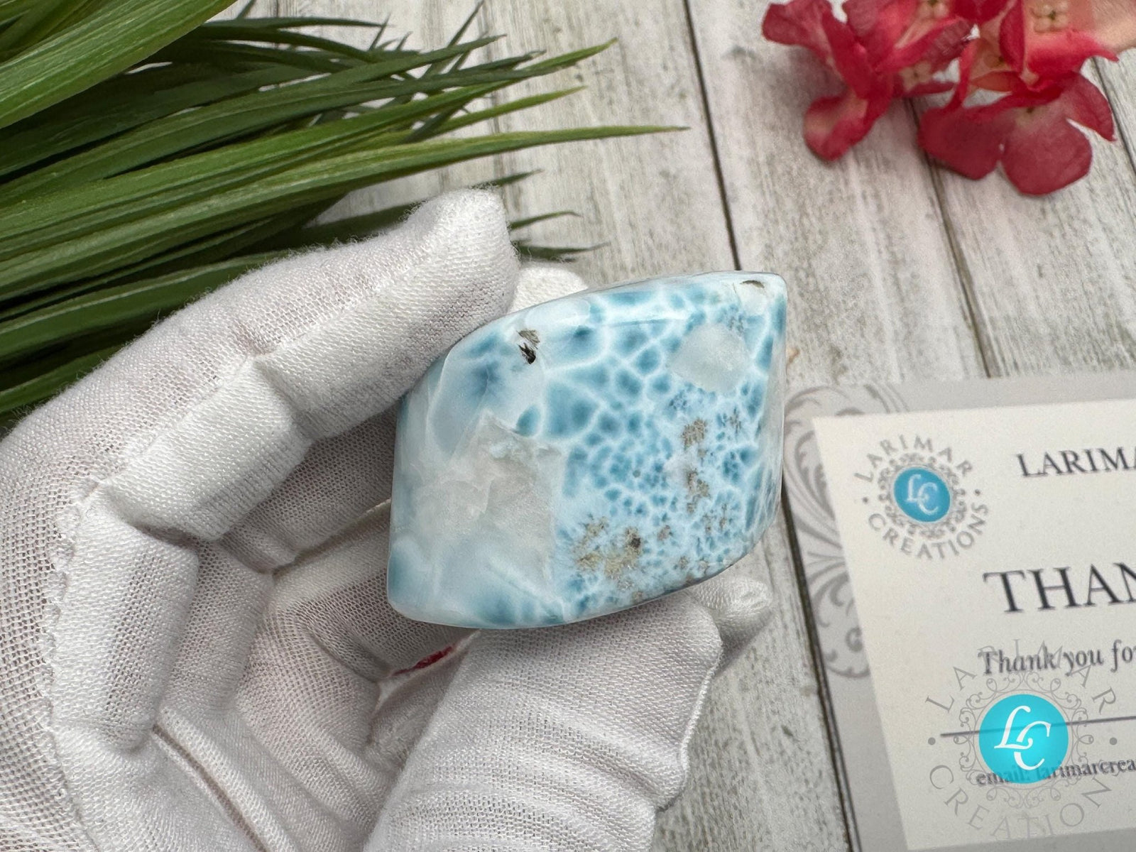 Larimar slab, larimar cabochon, cabochon Larimar , turtleback sea blue pattern, Mother's day gift, small collector's piece