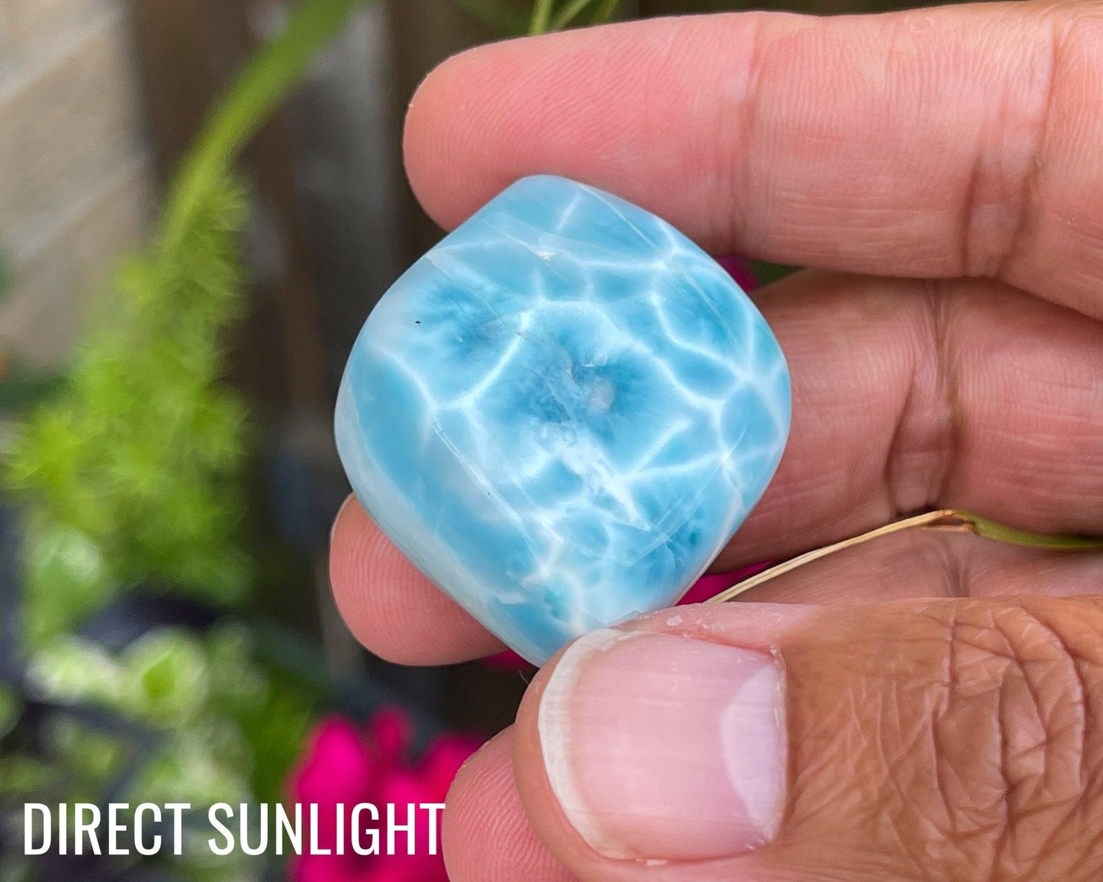 Larimar Stone, Larimar, Larimar Pendant, Larimar Necklace, Turtleback big Larimar stone, Larimar Cabochon, Larimar Stone, Lar