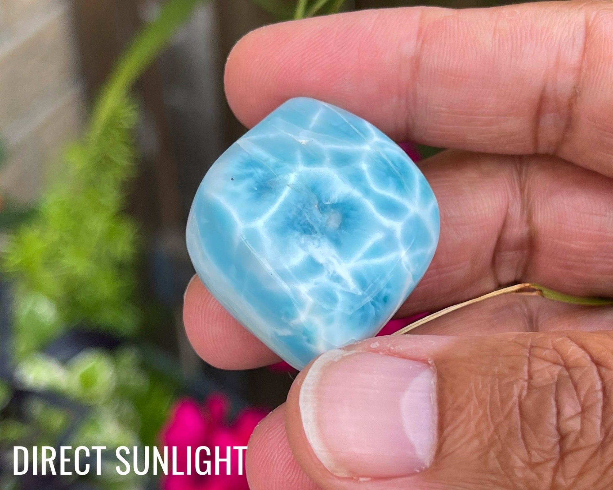 Larimar Stone, Larimar, Larimar Pendant, Larimar Necklace, Turtleback big Larimar stone, Larimar Cabochon, Larimar Stone, Lar