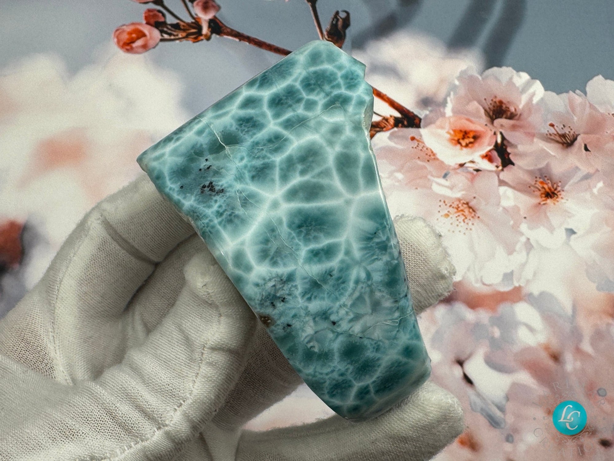 Larimar Cabochon all sides polished Larimar turtleback quality authentic dominican larimar top quality AAA cabochon, 200g