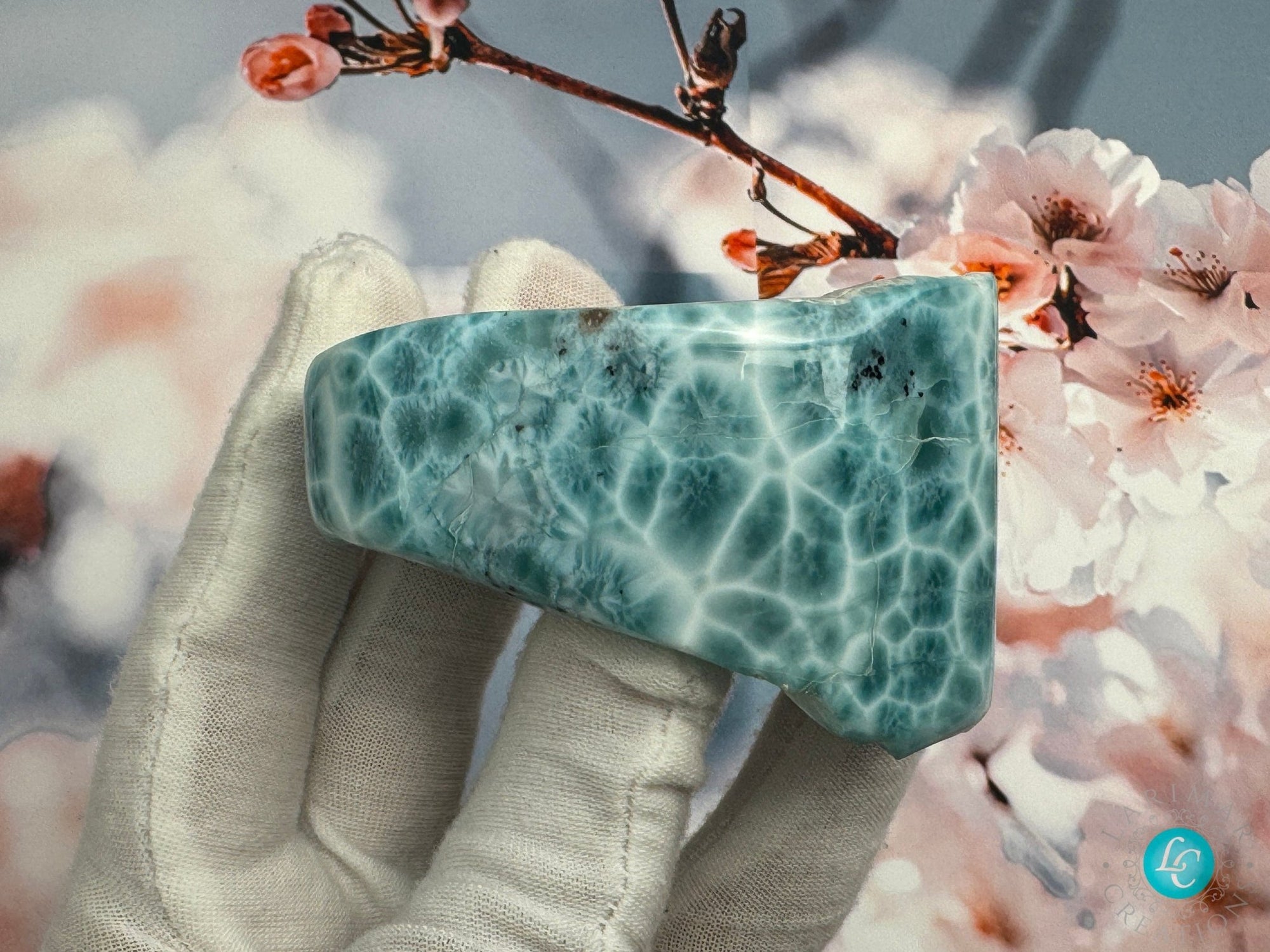 Larimar Cabochon all sides polished Larimar turtleback quality authentic dominican larimar top quality AAA cabochon, 200g