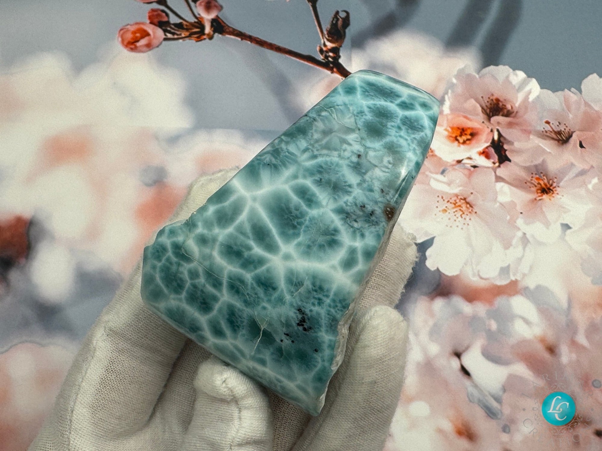 Larimar Cabochon all sides polished Larimar turtleback quality authentic dominican larimar top quality AAA cabochon, 200g