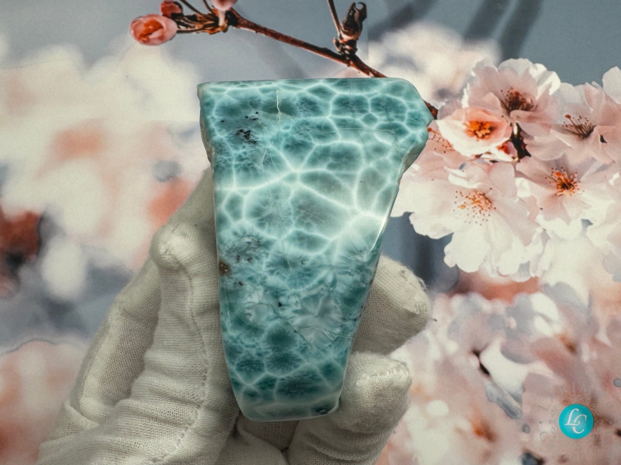 Larimar Cabochon all sides polished Larimar turtleback quality authentic dominican larimar top quality AAA cabochon, 200g