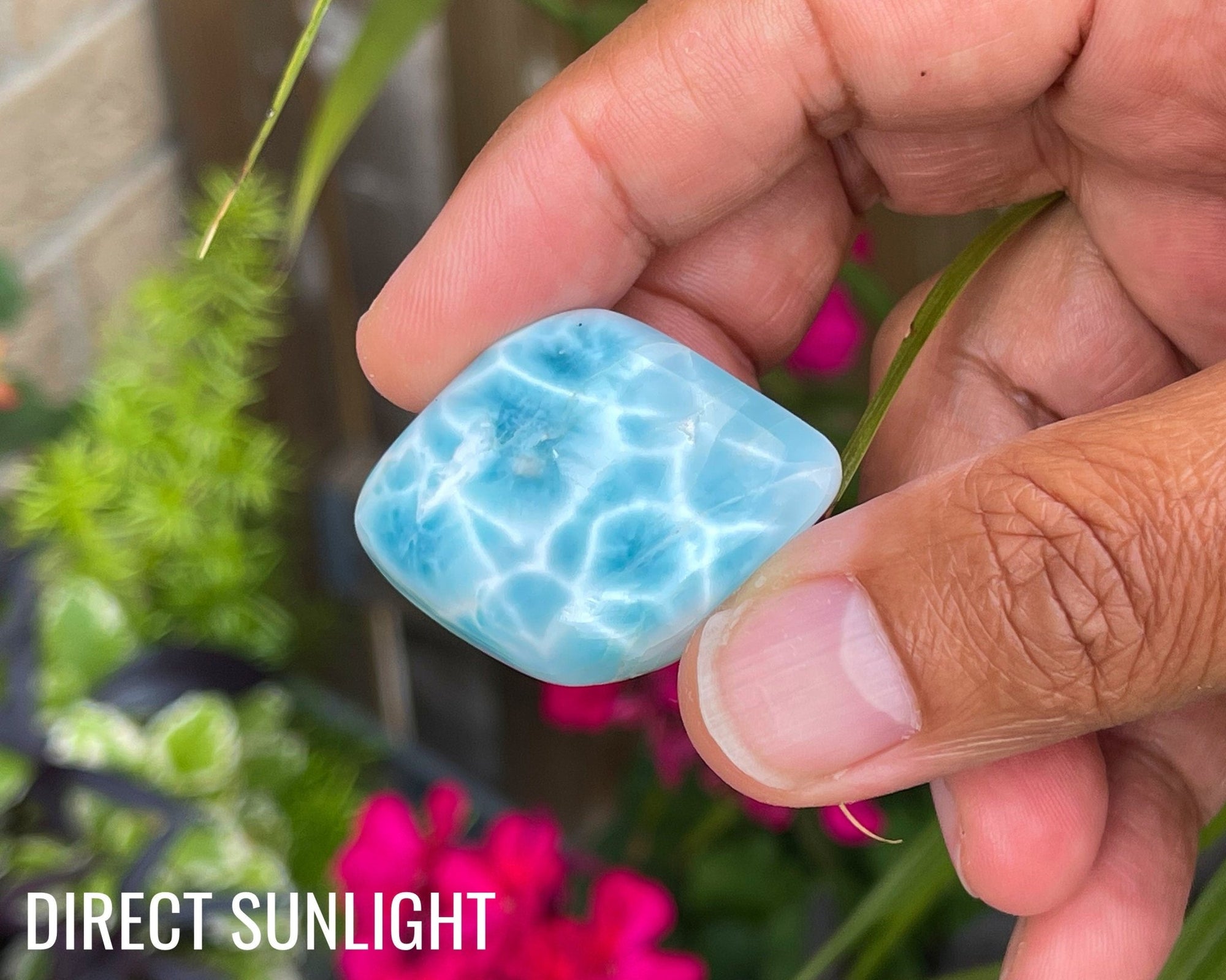 Larimar Stone, Larimar, Larimar Pendant, Larimar Necklace, Turtleback big Larimar stone, Larimar Cabochon, Larimar Stone, Lar