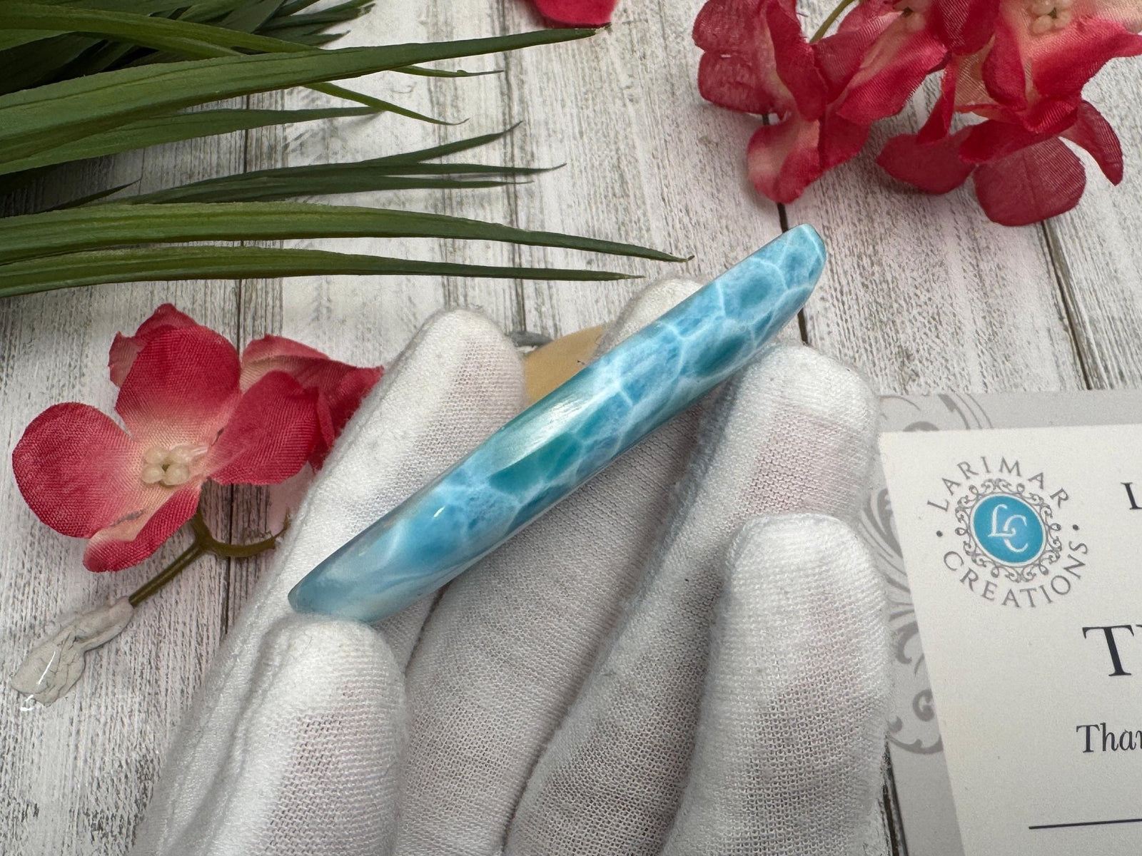 Larimar Cabochon Stone, super blue large Larimar, Natural Larimar Dominican, Hi Quality 202.5 carats cabochon, Collector's