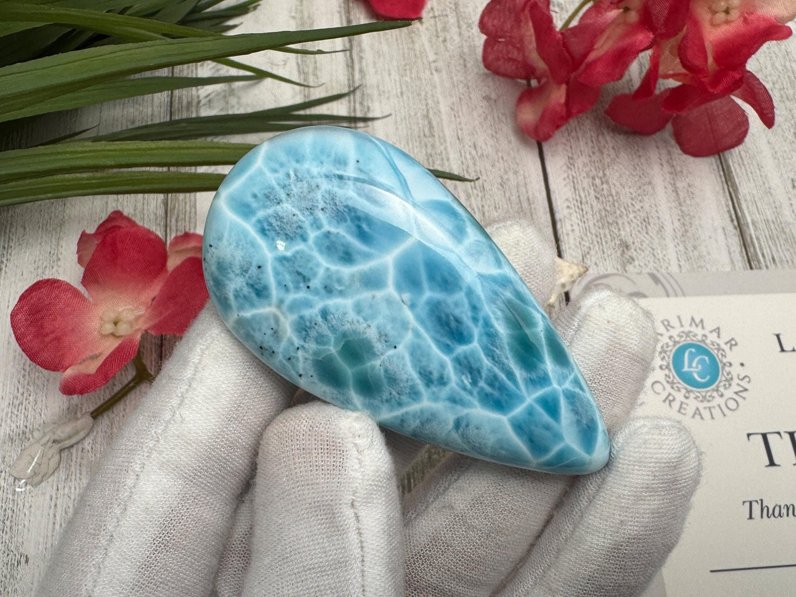 Larimar Cabochon Stone, super blue large Larimar, Natural Larimar Dominican, Hi Quality 202.5 carats cabochon, Collector's