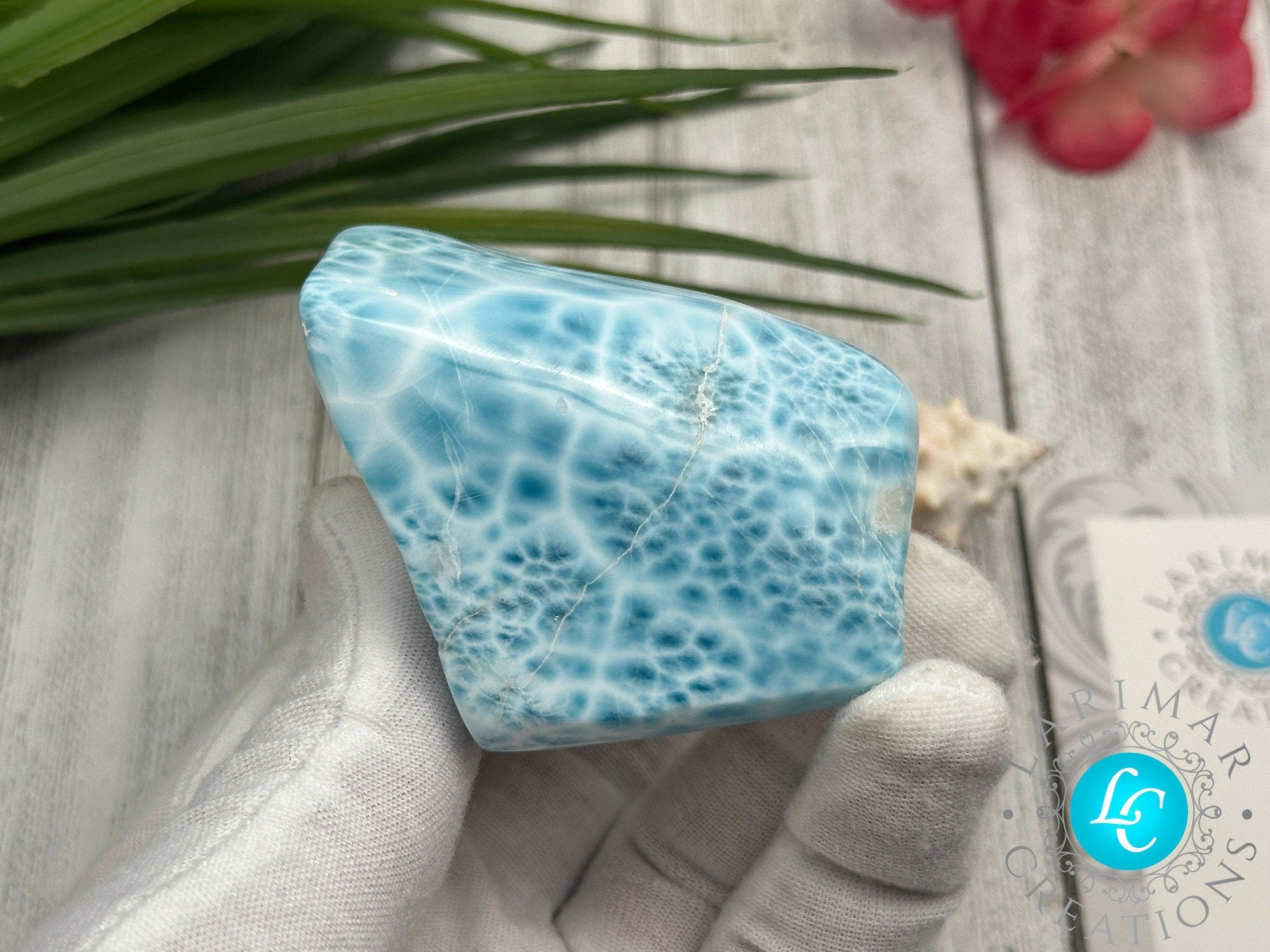 Larimar Cabochon Collector&#39;s - Larimar Creations