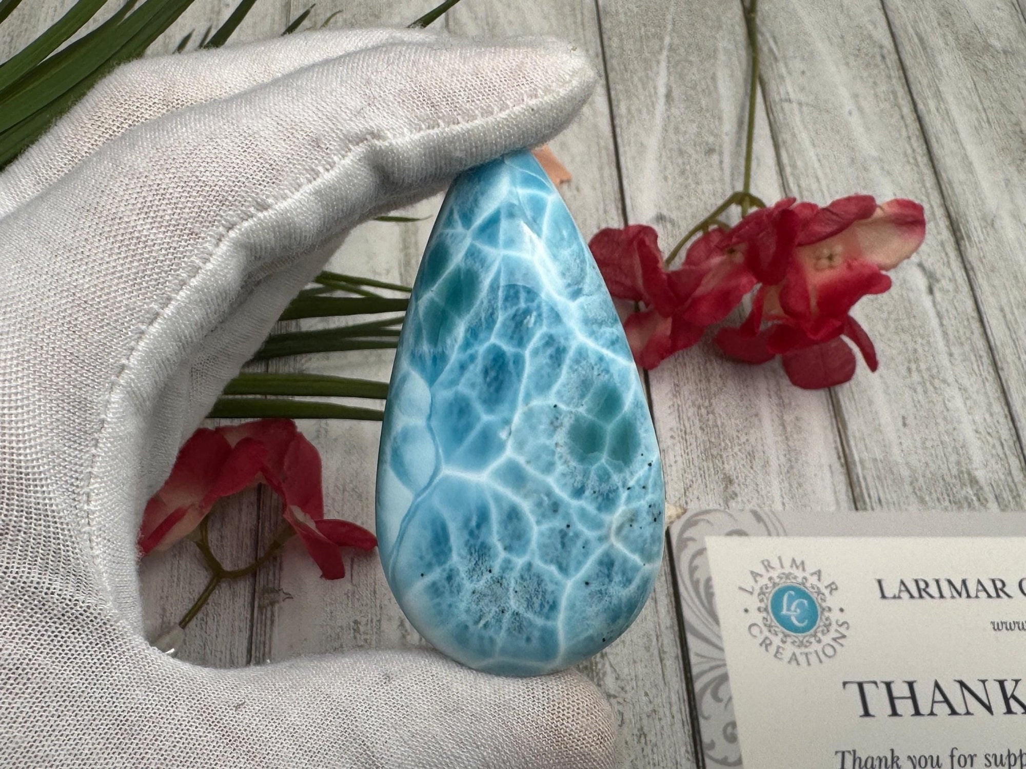 Larimar Cabochon Stone, super blue large Larimar, Natural Larimar Dominican, Hi Quality 202.5 carats cabochon, Collector&#39;s