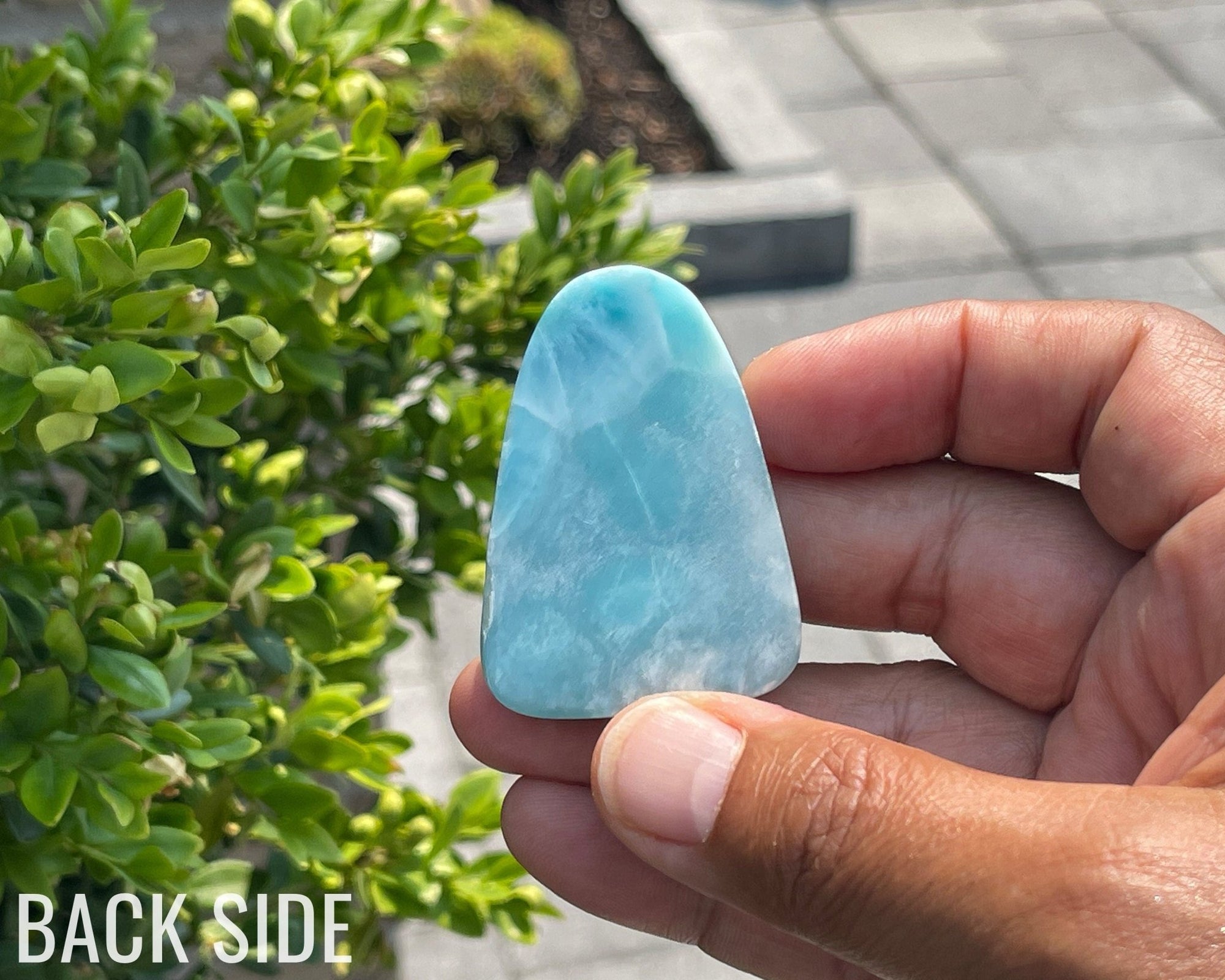 Quality Larimar Cabochon high quality AAAA - Genuine cabochon - dominica larimar - Perfect for Jewelry Making and Collecting