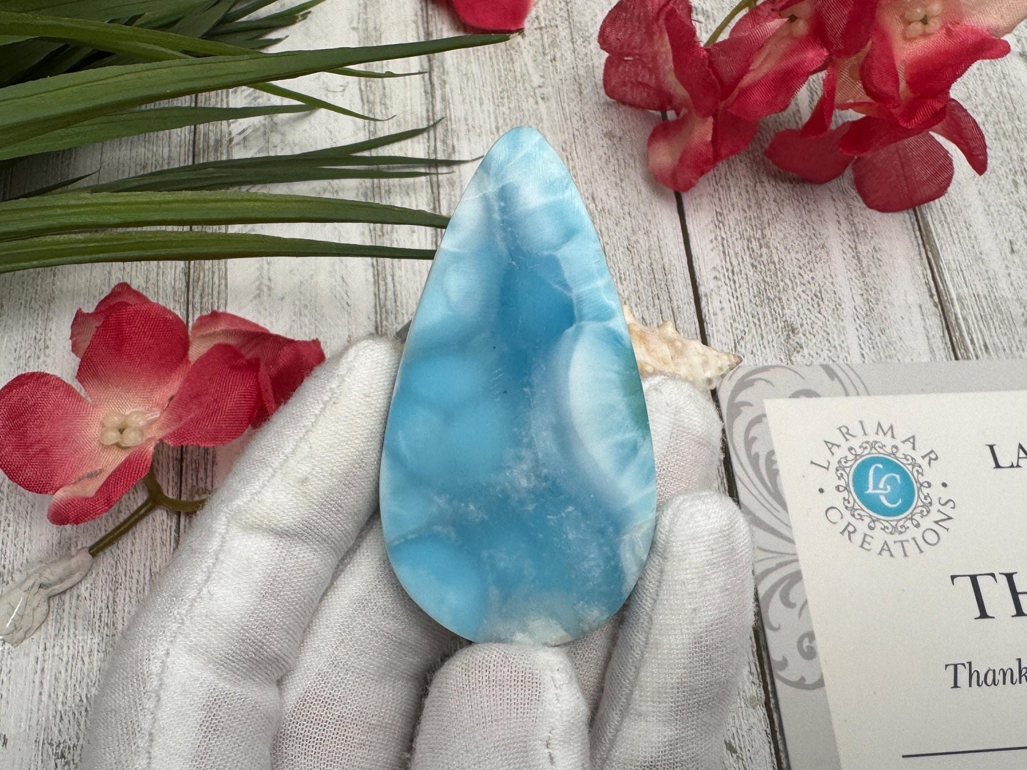 Larimar Cabochon Stone, super blue large Larimar, Natural Larimar Dominican, Hi Quality 202.5 carats cabochon, Collector&#39;s