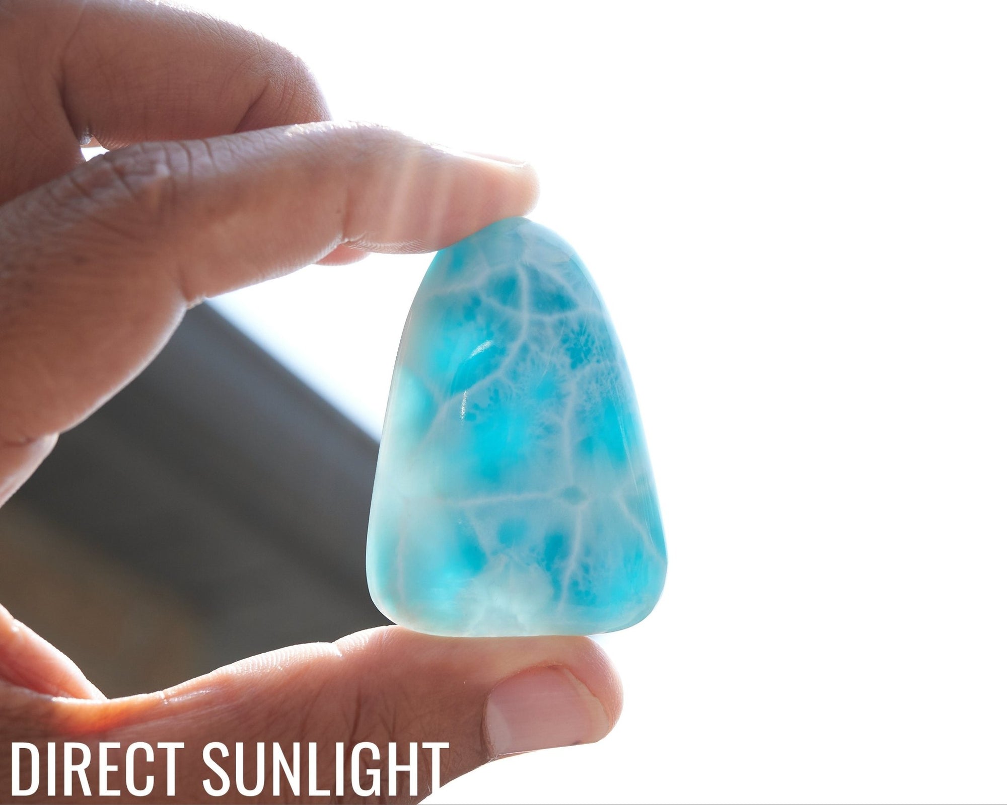 Quality Larimar Cabochon high quality AAAA - Genuine cabochon - dominica larimar - Perfect for Jewelry Making and Collecting